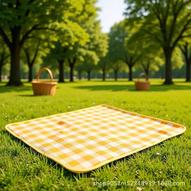 Picnic mat - three-layer thick outdoor camping tent floor mat - spring outing seat mat - waterproof lawn mat