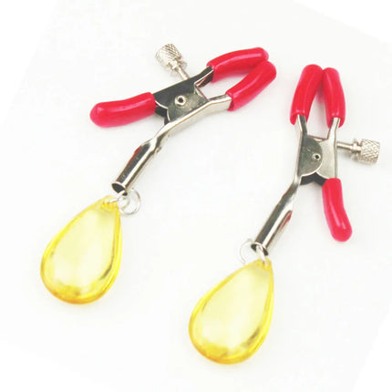 Adjustable Nipple Clamps with Bells Harness BDSM Adult Game Fantasy Clitoris Clips Sexy Breast Stimulator Flirting Toy For Women