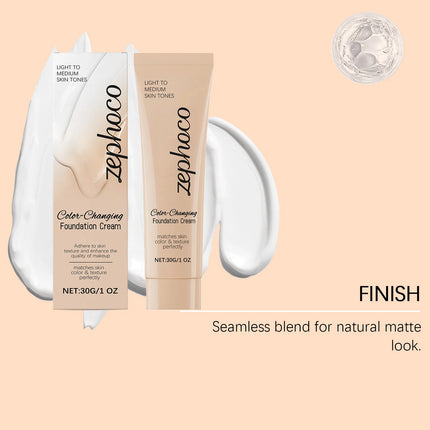Concealer Color Change Foundation Waterproof Covering Acne Scars Even Skin Tone Full Coverage Concealer Foundation Cream Makeup