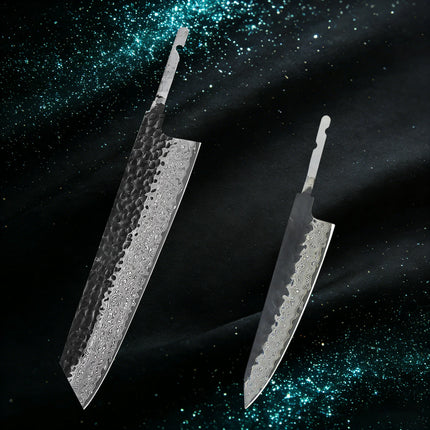 1/2/3/4/10PCS, Forged Damascus Steel Sashimi Knife Blade Kitchen Knife Blade Chef Knife Kiritsuke Knife Blade DIY Making Tool