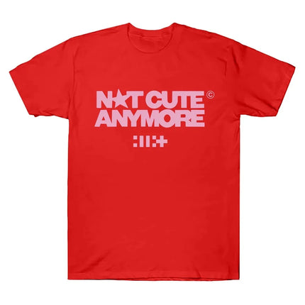 ILLIT Not Cute Anymore Album T Shirts ILLIT Girl Band T-shirt Korean Fashion Summer Women Men Fashion Harajuku Kawaii T-shirt