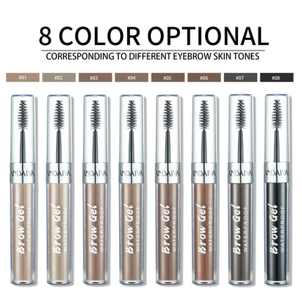 HANDAIYAN Eyebrow Tattoo Gel Semi-permanent Waterproof Lasting Eye Brow Tint Dye Black Brown Eyebrow Dyeing Cream Women Makeup
