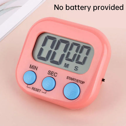 Kitchen Timer Magnetic LCD Digital Countdown Timer Cooking Timer Alarm Clock Home Kitchen Accessories
