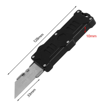 New SK5 High-intensity Aviation Aluminum Cutting Knife Outdoor Camping Portable EDC Tool with 10pcs Replaceable Blades