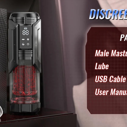 Automatic Male Masturbator APP Controlled 7 Modes Vibrating Pocket Pussy Realistic 3D Texture Tight Stroker Blowjob Pro Sex Toy