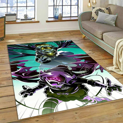 2025 New Style Cartoon Murder Drones Uzi Robot 3D Rug Carpet for Living Room Bedroom Home Decor, Non-slip Sofa Doormat Floor Mat