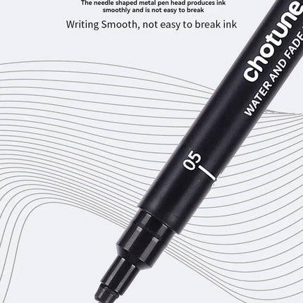 3/15Tip Black Pigment Micro-Pen Fineliner Ink Pens,Drawing Artist Illustration Pens Multiliner for Sketching Anime Manga Design