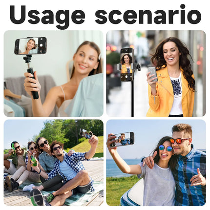 SHIYAN Phone Selfie Monitor Screen Magnetic Mount Using Phone Rear Camera for Selfie Vlog Live Stream TikTok iPhone & Android