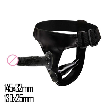 Double Strapon Anal Ultra Elastic Harness Strap On Dildo Lesbian Strap-on Penis Adult Sex Toys For Women