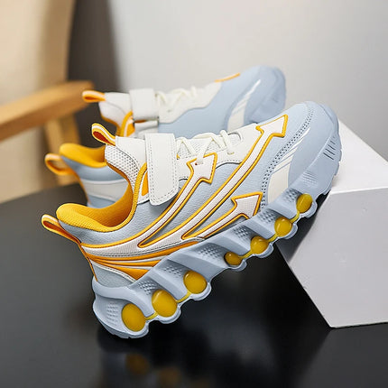 2025 Hot Selling Outdoor Anti Slip Childrens Sports Shoes Lightweight Comfortable Running Shoes Rebound Campus Casual Shoes