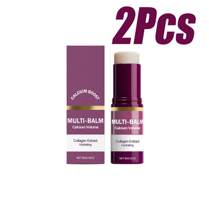 Calcium Volume Multi Balm Stick Collagen Moisturing Face Cream Stick Hydrating Firming Anti-Wrinkle Eye Lip Neck Face Skincare