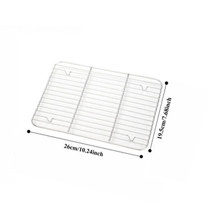 1/2PCS Cooling Racks for Cooking and Baking Heavy Duty 304Stainless Steel Wire Rack Baking Grilling Roasting OvenDishwasher Safe