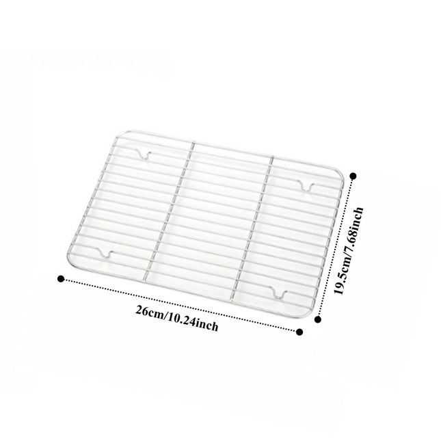 1/2PCS Cooling Racks for Cooking and Baking Heavy Duty 304Stainless Steel Wire Rack Baking Grilling Roasting OvenDishwasher Safe