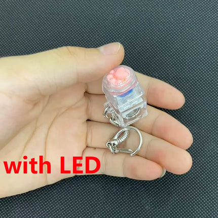 Fingertip Decompression Toy Keys Silicone Soft Cat Paws Keychain Key Ring Mobile phone Pendant Accessories Keyboard Tapping