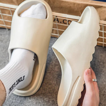 Hot Coconut Slippers Cloud Thick-soled Sandals Summer Fashion Soft Bottom Beach Men Slippers Women's Sandals EVA Slides