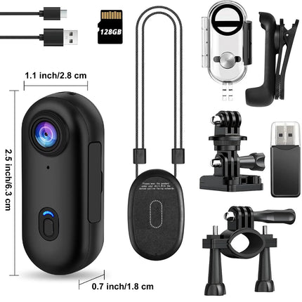 4K Mini WiFi Magnetic POV Body Sport Action Cameras Pocket Video vlogging Wireless Helmet Motorcycle Waterproof Bike HD Recorder