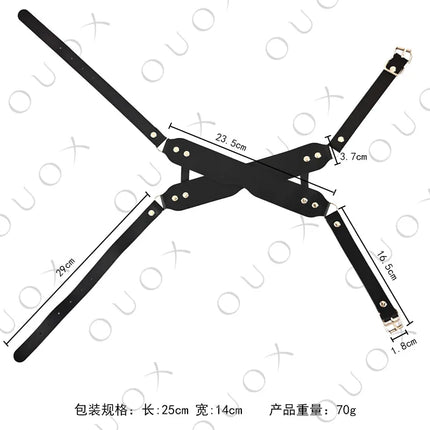 Bdsm Eye Mask Sex Bondage Adult Game Couples Leather Harness Mask Wearble Costumes For Women Men Cosplay Toys Face Masks Product