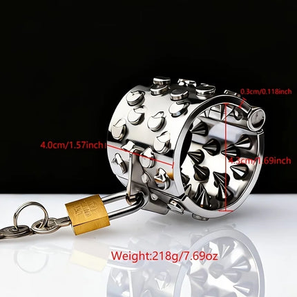 Metal Cock Ring Stainless Steel Adjustable Delay Ring Durable Body Accessories for Men
