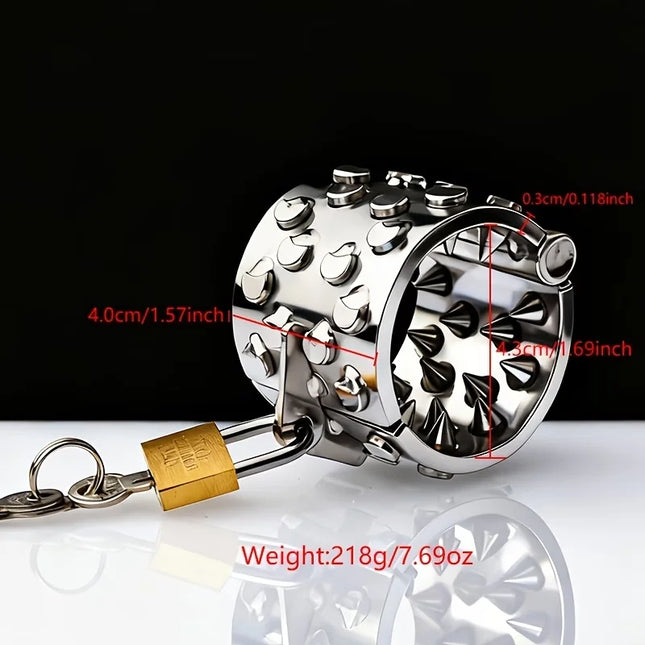 Metal Cock Ring Stainless Steel Adjustable Delay Ring Durable Body Accessories for Men