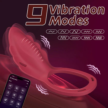 Wireless APP Wearable Panty Vibrator for Women Vibrating Clitoral Stimulator Penis Ring for Men Female Sex Toy Couples Sex Games