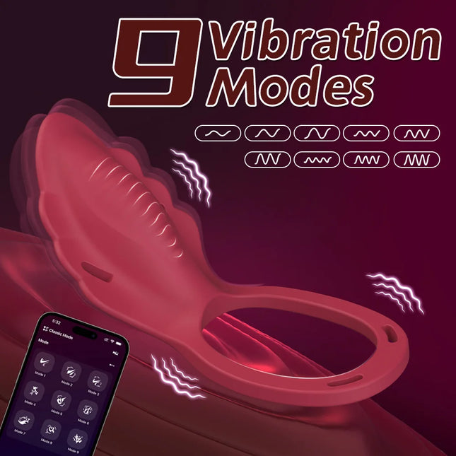 Wireless APP Wearable Panty Vibrator for Women, Vibrating Clitoral Stimulator, Penis Ring for Men, Female Sex Toy, Couples Sex Games
