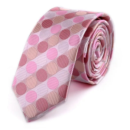 5cm Narrow Tie Fashionable Trend Tie Striped Polka Dot Flower Pattern Tie Student Personalized Accessory Casual Daily Matching