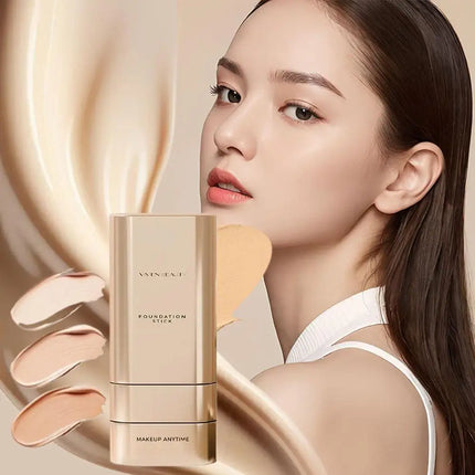 NEW Velvet Matte Foundation Stick Highly Malleable Concealer Contouring Lasting Waterproof Sweatproof High Coverage Foundation