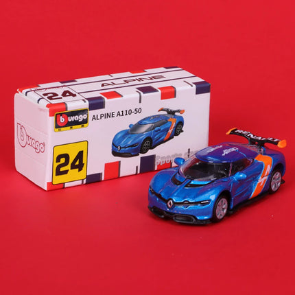 Bburago1:64 Ford GT500 Multiple Model Small Collection Car Alloy Model Toy Gift Scene Decoration Classic and Exquisite
