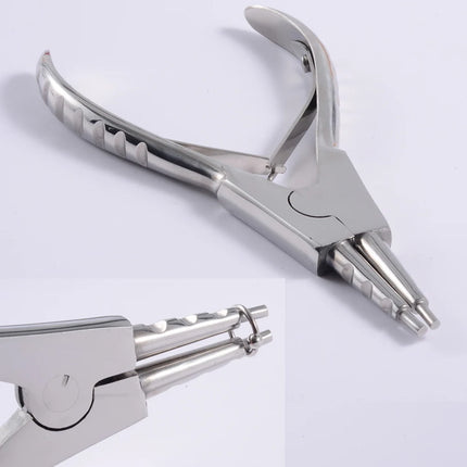 1PC Surgical Steel Professional Belly Ear Tongue Septum Lip Piercing Forceps Tweezer Clamp Self-Locking Piercing Needle Tool