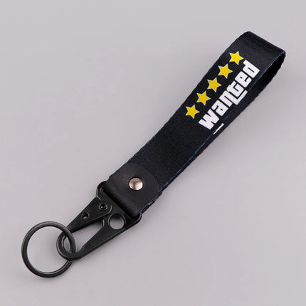 Lucky Cat Eagle Beak Keychain Motorcycles Girl Animation Short Lanyards Used in Phone Rope Badge Holder Accessories