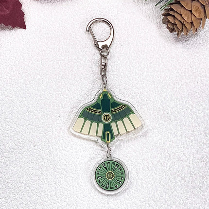 1/6Pcs Game Legend of Zelda Car Keychain Acrylic Keyrings Bag Charms Cute Backpack Pendant Funny Prop Decoration Friends Gifts