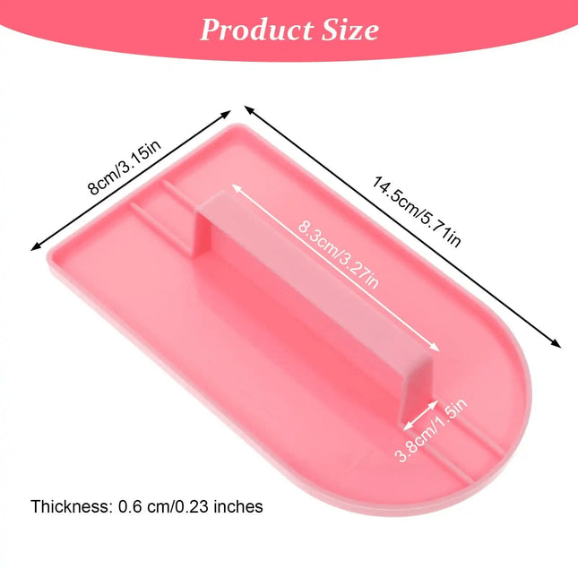 1PC Cross-border Baking Plastic Scraper, Kitchen Cake Cream Smoother, Home Decoration Quick Fixing Device, Commercial Tool