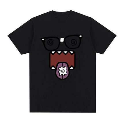 Fashion Kawaii Men T Shirt Pattern Y2K Cotton Print Round Neck Loose T-shirt Summer Women's Street Couple Tee Clothing