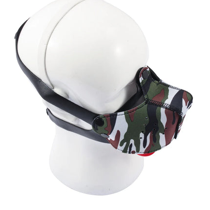 5 Colors Neoprene Puppy Play Dog Hood Mask,Bdsm Bondage Slave Pet Roleplay Party Pup Mask,Removable Muzzle,Couple Flirt Sex Toy