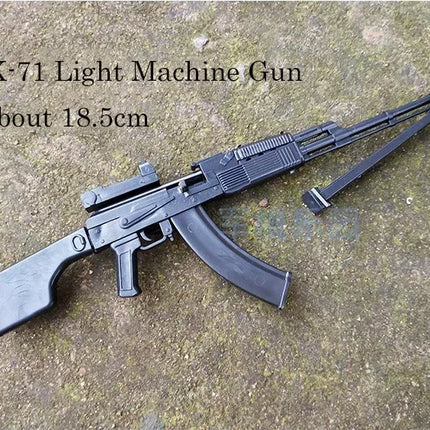 1/6 AK47 G36  TAVOR Assault Rifle Light Machine Gun PKP M240 RPK74 Plastic Assemble Model Kit Soldier Weapon Boy Toys