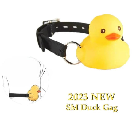 2026 New Soft Silicone Ducky Duckbill Gag Sex Toys Bondage Slave Ball Gag Couples Adult Sex Games Female Erotic Sex Toys 18+