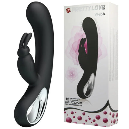 12 Speed G Spot Vibrator USB Rechargeable Powerful Dildo Rabbit Vibrator for Women Clitoris stimulation Massage Adult sex toys
