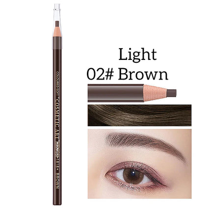 3pcs/1pc HENGSI Waterproof Sweat Resistant Eyebrow Pens, Anti Smudge, Durable, Not Easy to Fade, Multi Color Cosmetic Pens