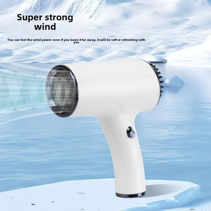 Wireless Portable Hair Dryer Professional Blow Dryer With Overheat Protection Mini Hair Dryer High power negative ion hair dryer