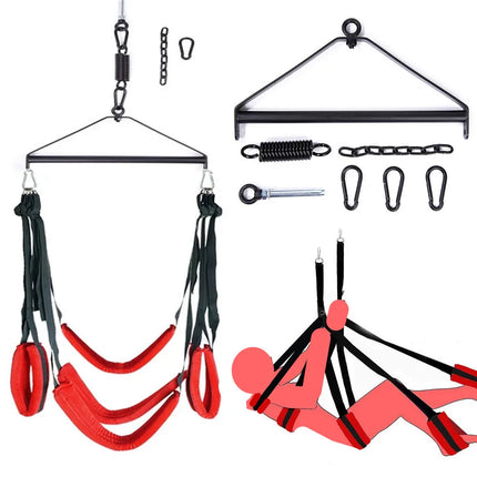 2026 Hot Sex Furniture Soft Sling Sex Swing Hanging Door Hammock BDSM Bondage Rope SM Equipment Sex Toys for Couples Adult Games
