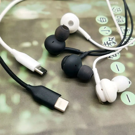 For Samsung Earphones AKG Type C In-Ear Wired With Mic Headphones For Galaxy S26 S25 S24 S23 S22 S21 S20 Note20 Ultra 10 Headset