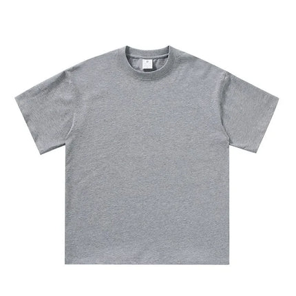 2025 Summer Men and Women T-shirt Cotton Solid T-shirts Oversized Short Sleeve T-Shirt Fashion Soft White Black Tee Clothing Tops