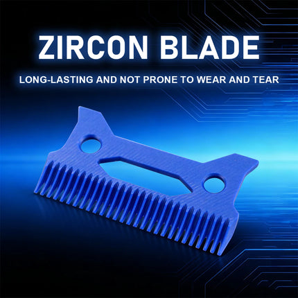 Zircon Long Teeth Moving Blade Clipper Accessories Replacement for JUCAI JC06 8148 V003 R66 M10 Madeshow Wmark Kulilang VGR