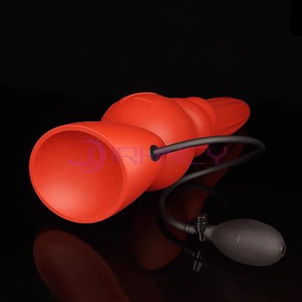 Super 12cm Huge Inflatable Anal Plug Silicone Big Butt Plug Sex Toys BDSM Women Men Inflatable  Anal Dilation Dildo Masturbation