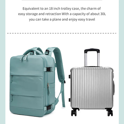 Women Laptop Backpack 15.6inch Teenage girl USB charging school Backpack Independent Shoe bag travel Backpack outdoor Backpack