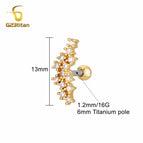 Gold / 6mm Steel Pole