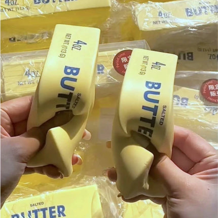 Squishy Elastic Butter Stick Fidget Toy Soft Touch Stress Relief Game Funny Decompression Prank Squeeze Toy For Anxiety Relief