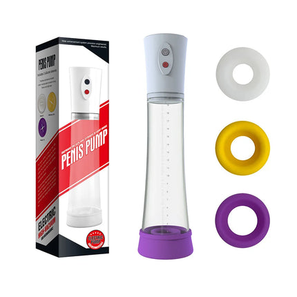 Electric Auto Hydro Penis Vacuum Pump Sex Toys Penis Enlargement Pump For Male Masturbator Enlarge Air Pressure Device 18+