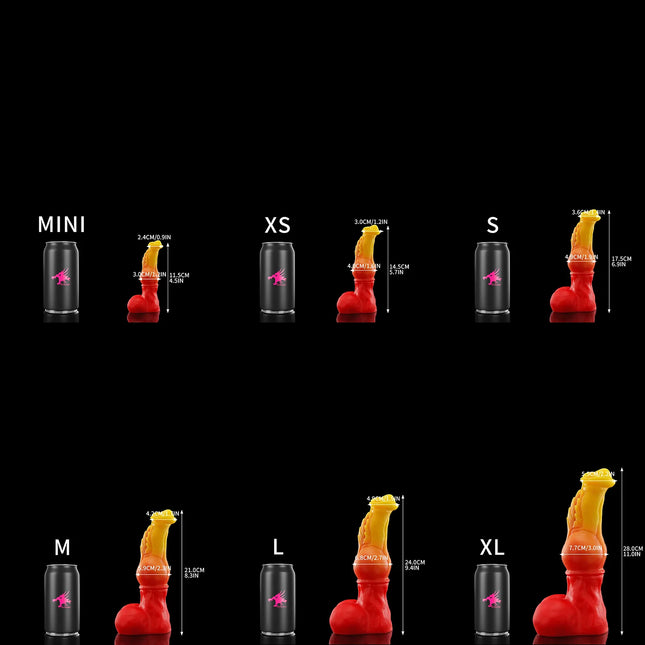 Nothosuar FAXI Fantasy Sex Toys: Dog Knot Dildo, Canine Penis Butt Plug for Men and Women, Anal Trainer Fisting Game, Sex Shop