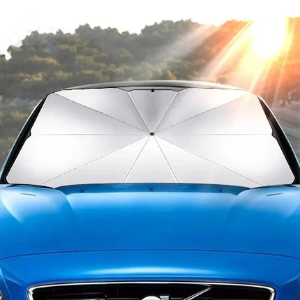 Car Windshield Sun Shade Umbrella Foldable Auto Sunshade Parasol Summer Uv Protection Interior Heat Insulation Curtain